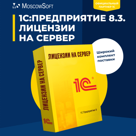1С:Предприятие 8.5. Лицензии на сервер